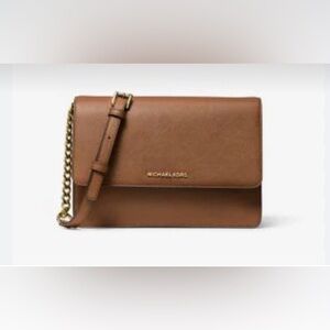 Daniela Large Saffiano
Leather Crossbody Bag